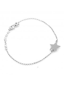 bracciale donna con ciondolo stella o stellina in argento 925