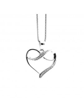 collana cuore infinito donna argento 925 cll1896