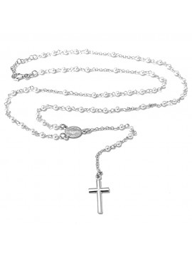 collana rosario donna perle e argento 925 - cll1747