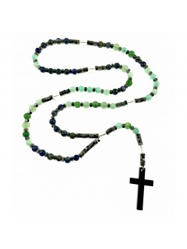 collana rosario pietre dure o naturali particolarissima cll2004